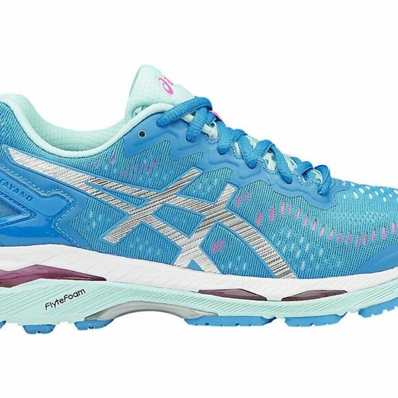 NEW IN BOX Asics GEL Kayano 23 Diva Blue Pink White Womens 6 US 36.5 EUR